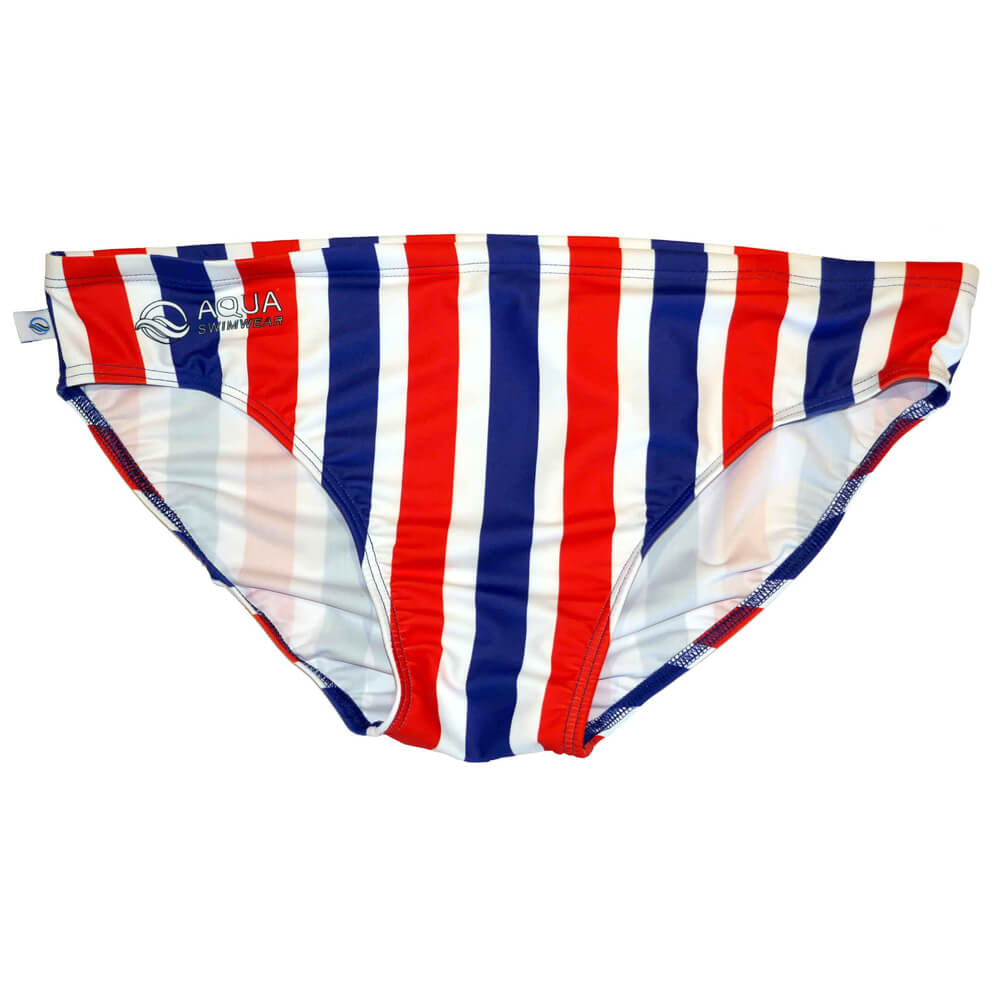 Red White and Blue Stripes | AquaSwimwear